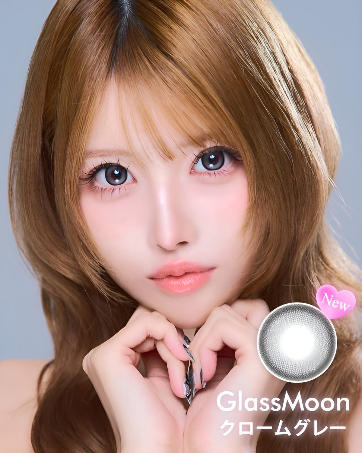 グラスムーン[GlassMoon]最長1年 DIA14.2mm【2枚(1箱1枚ずつ)】 クロームグレー 4枚目