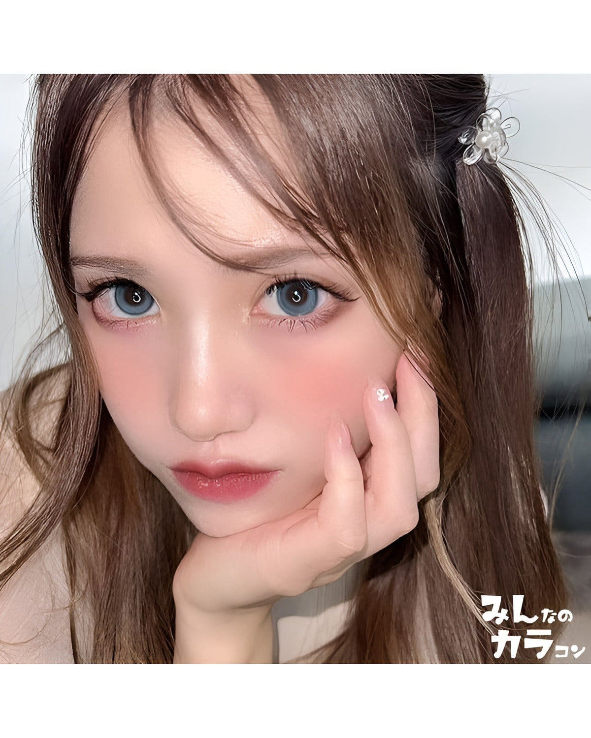 ラズリ [LAZULI] DIA15.0mm 最長1年【2枚(1箱1枚ずつ)】 アリスブルー 4枚目