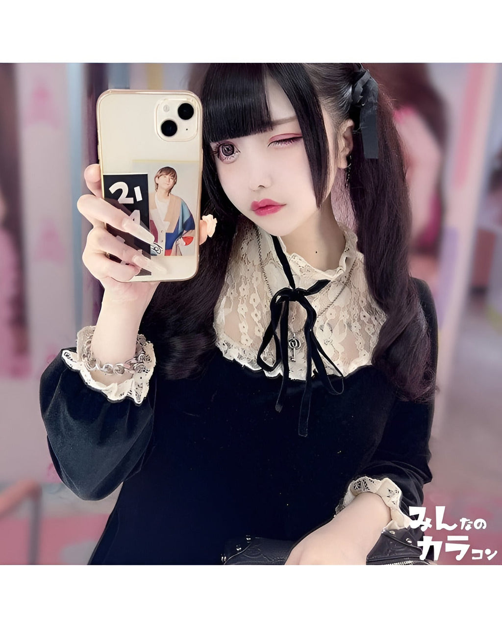 ボンボン [BonBon] DIA15.0mm 最長1年【2枚(1箱1枚ずつ)】 ピンク 7枚目