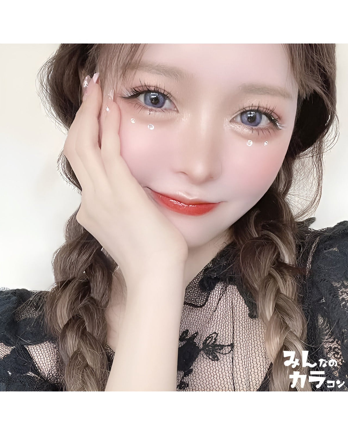 ミスティア [Mistia] DIA14.2mm 最長1年【2枚(1箱1枚ずつ)】 アイリスグレー 10枚目