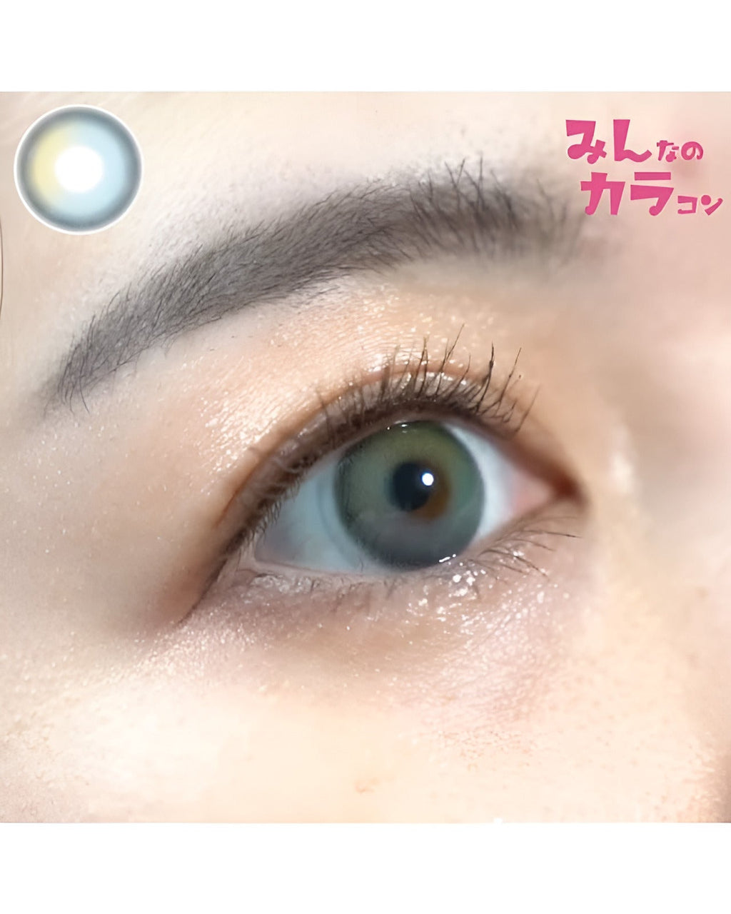 ミスティア [Mistia] DIA14.2mm 最長1年【2枚(1箱1枚ずつ)】 ライムブルー 3枚目