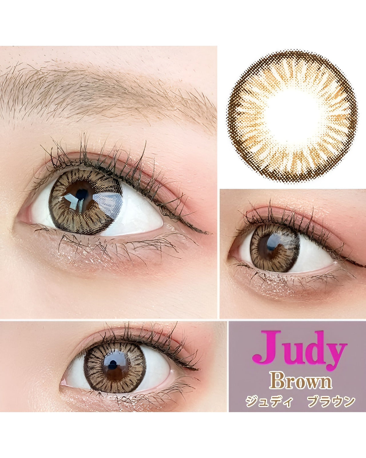 ジュディ [JUDY] DIA15.0mm 最長1年【2枚(1箱1枚ずつ)】 ブラウン 2枚目