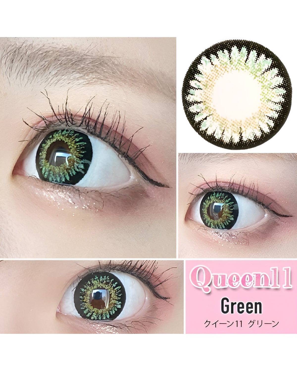クイーン11 [Queen11] DIA15.0mm 最長1年【2枚(1箱1枚ずつ)】 グリーン 2枚目