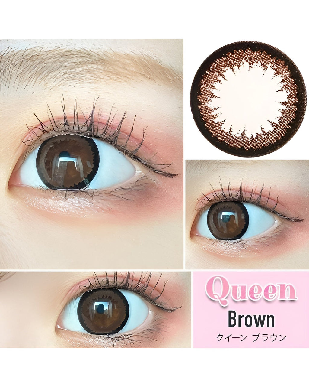クイーン [Queen] DIA14.2～5mm 最長1年【2枚(1箱1枚ずつ)】 ブラウン 2枚目